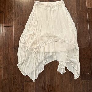 Joyfolie Cream Layered Kids Skirt